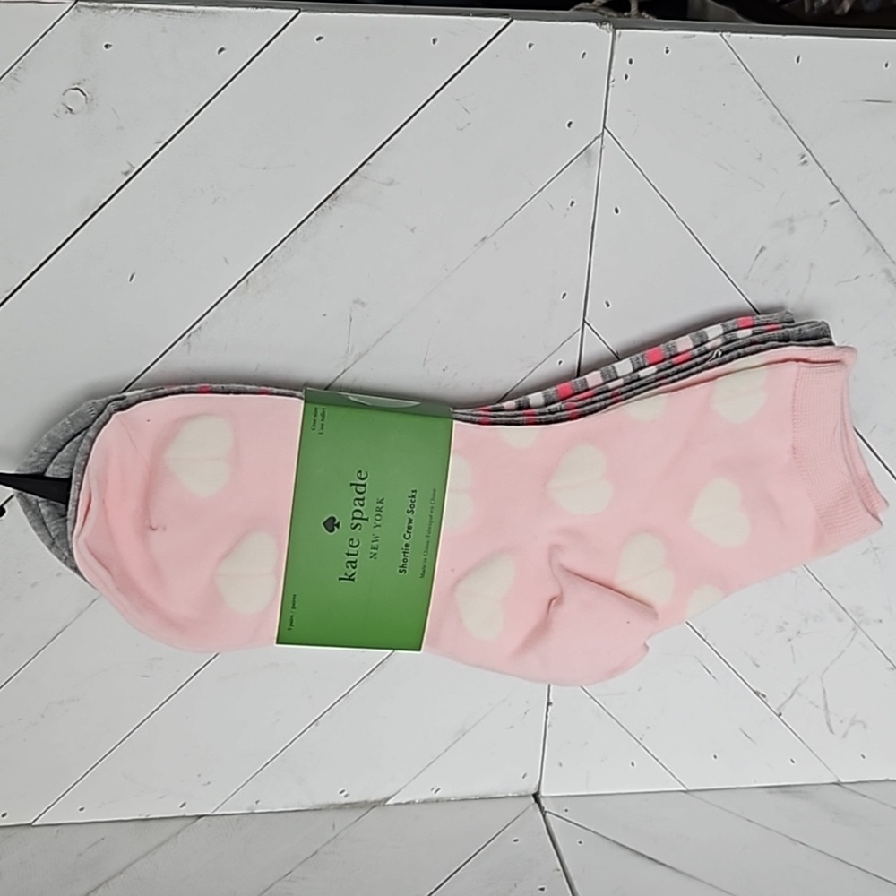 Kate Spade Shortie Crew Socks (3 pack)